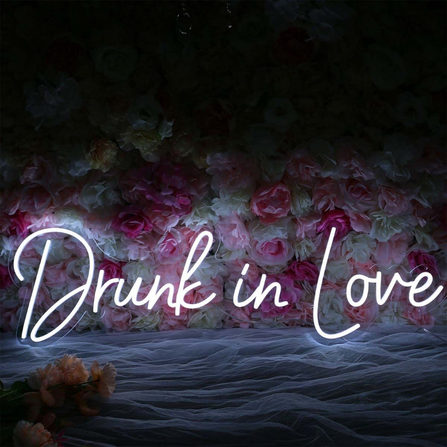 Drunk In Love White Led Neon Sign | Shineneon