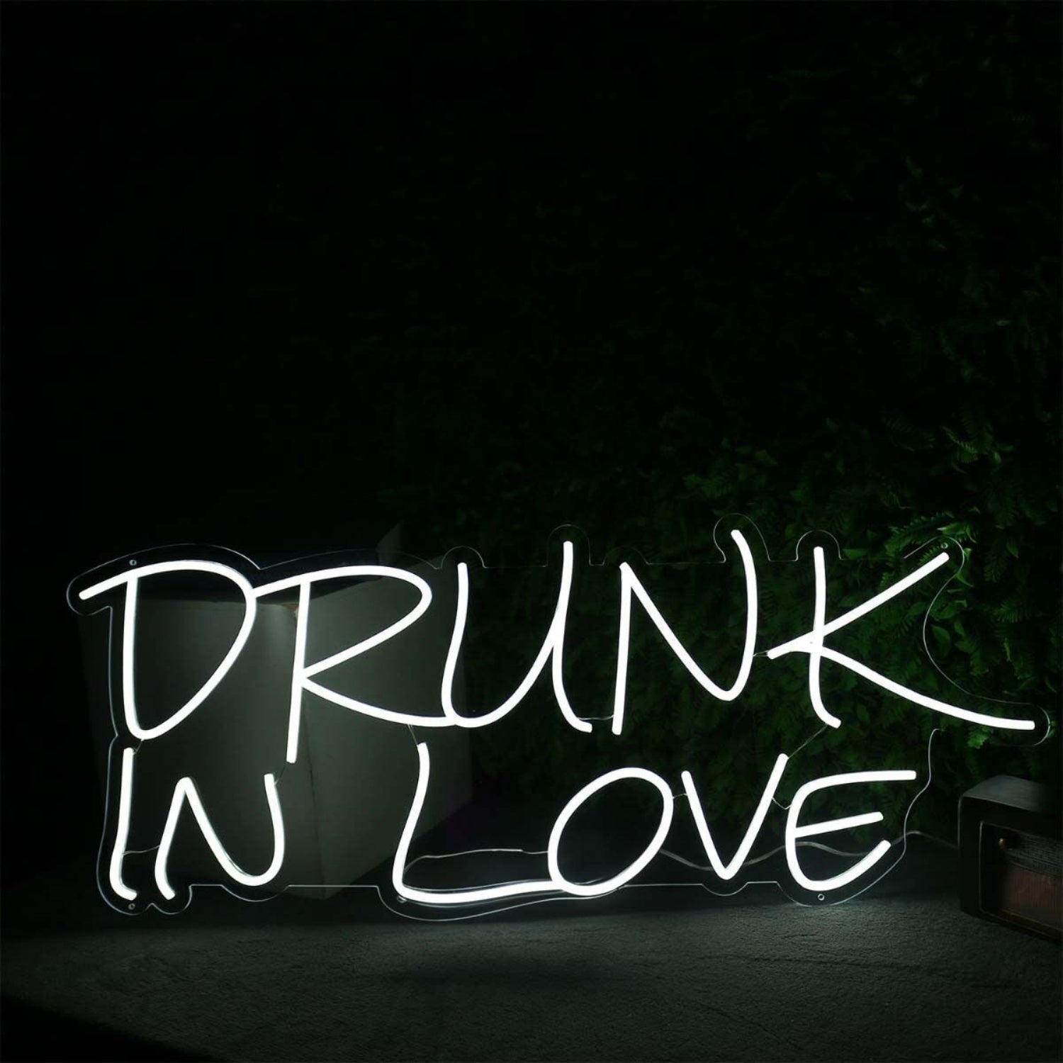 Drunk In Love White Neon Led Sign - Shineneon