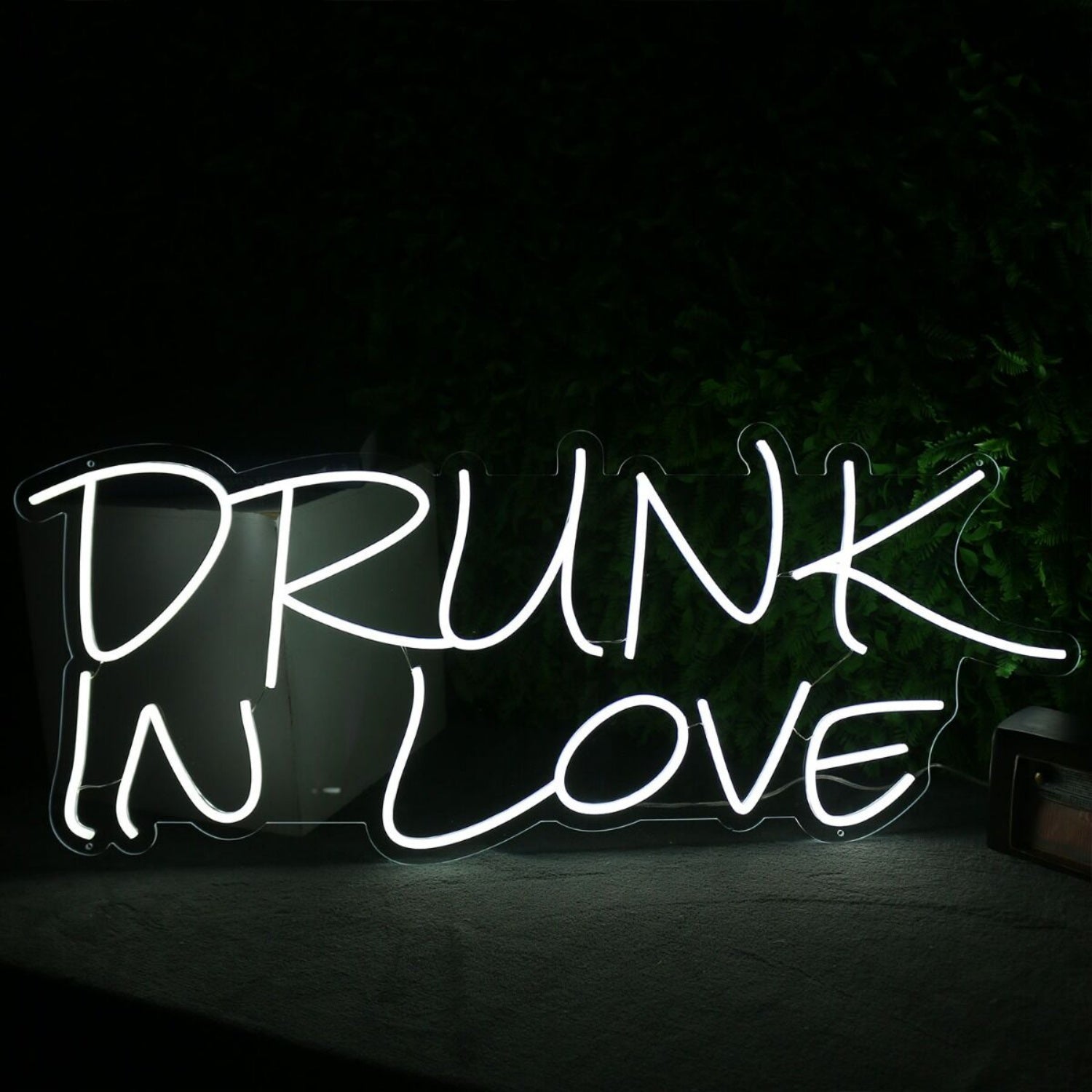 Drunk In Love White Neon Led Sign - Shineneon