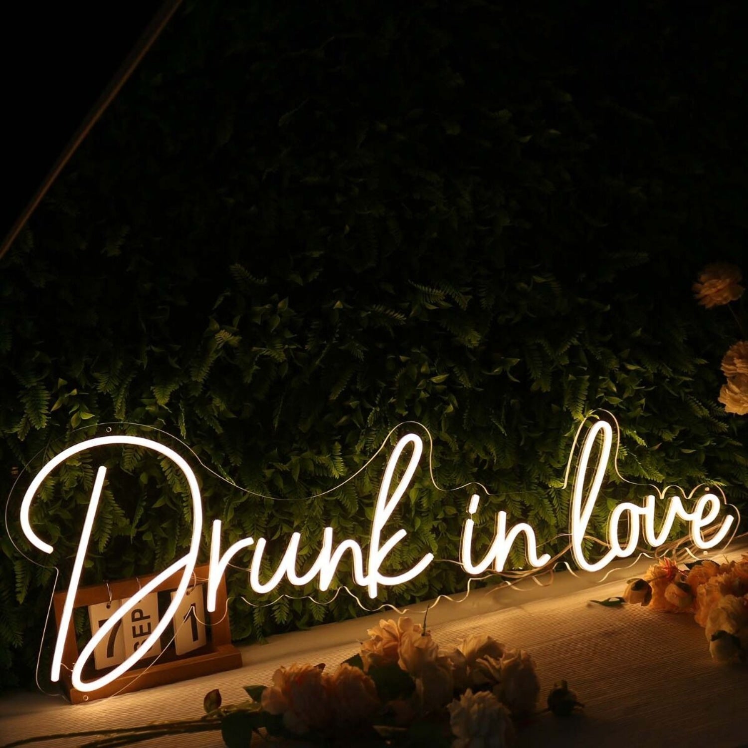 Drunk In Love Yellow Custom Led Neon Sign - Shineneon