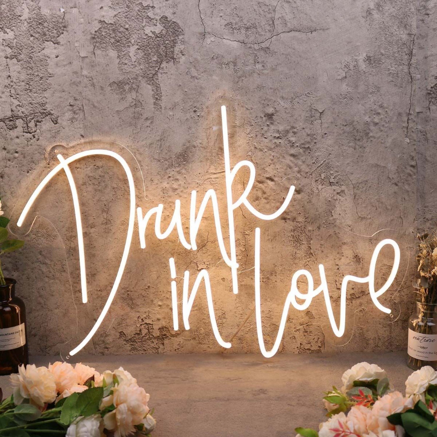Drunk In Love Yellow Led Neon Sign - Shineneon