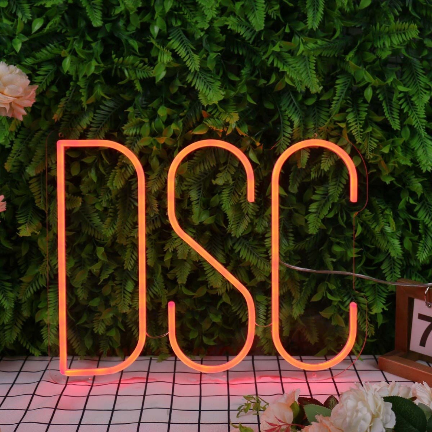 Dsc Orange Led Neon Sign - Shineneon