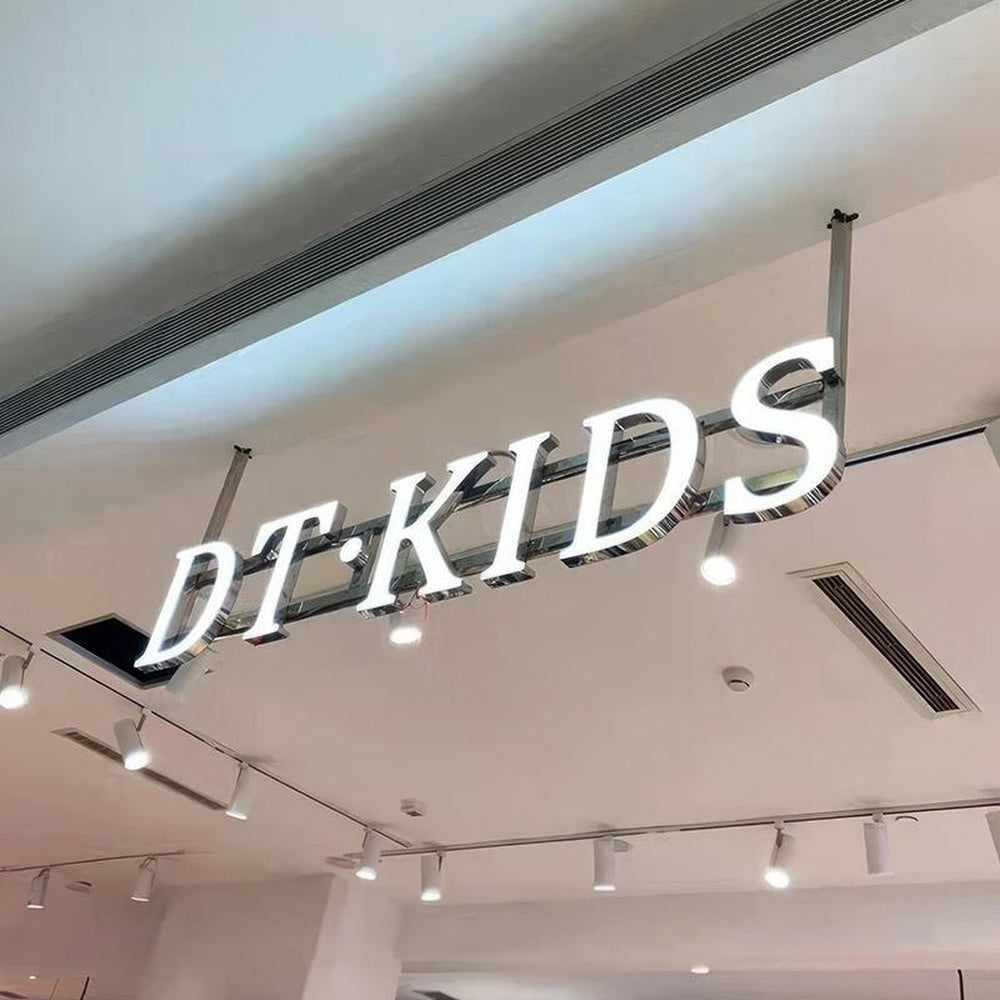 Dt Kids 3D Frontlit Letters Metal Led Sign