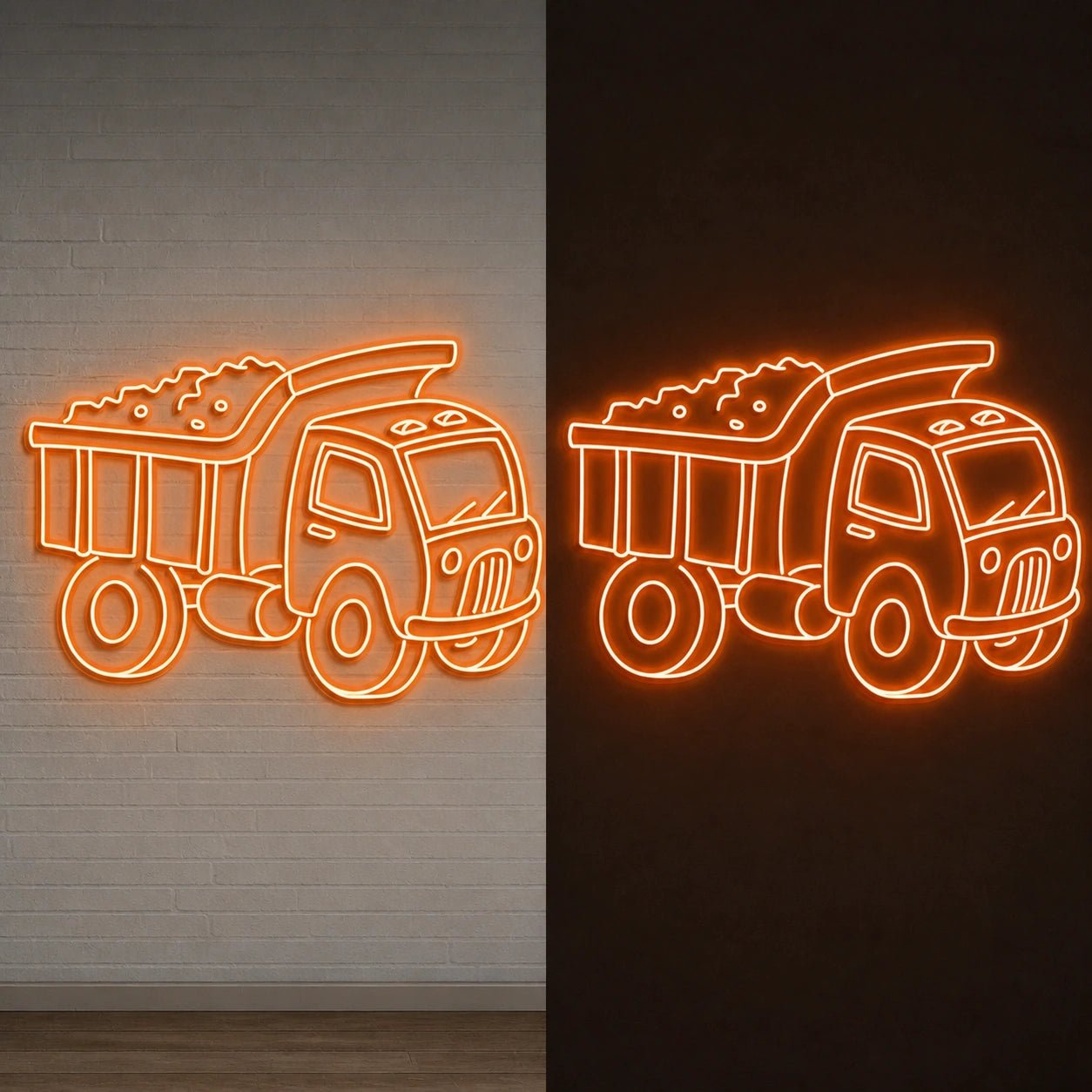 Dump Truck Vintage LED Neon Sign - Shineneon
