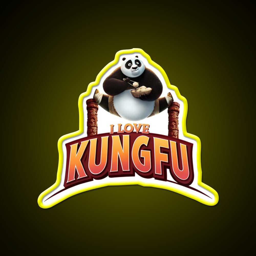 Dumpling Warrior Led Neon Sign Chinese Food Rgb Color