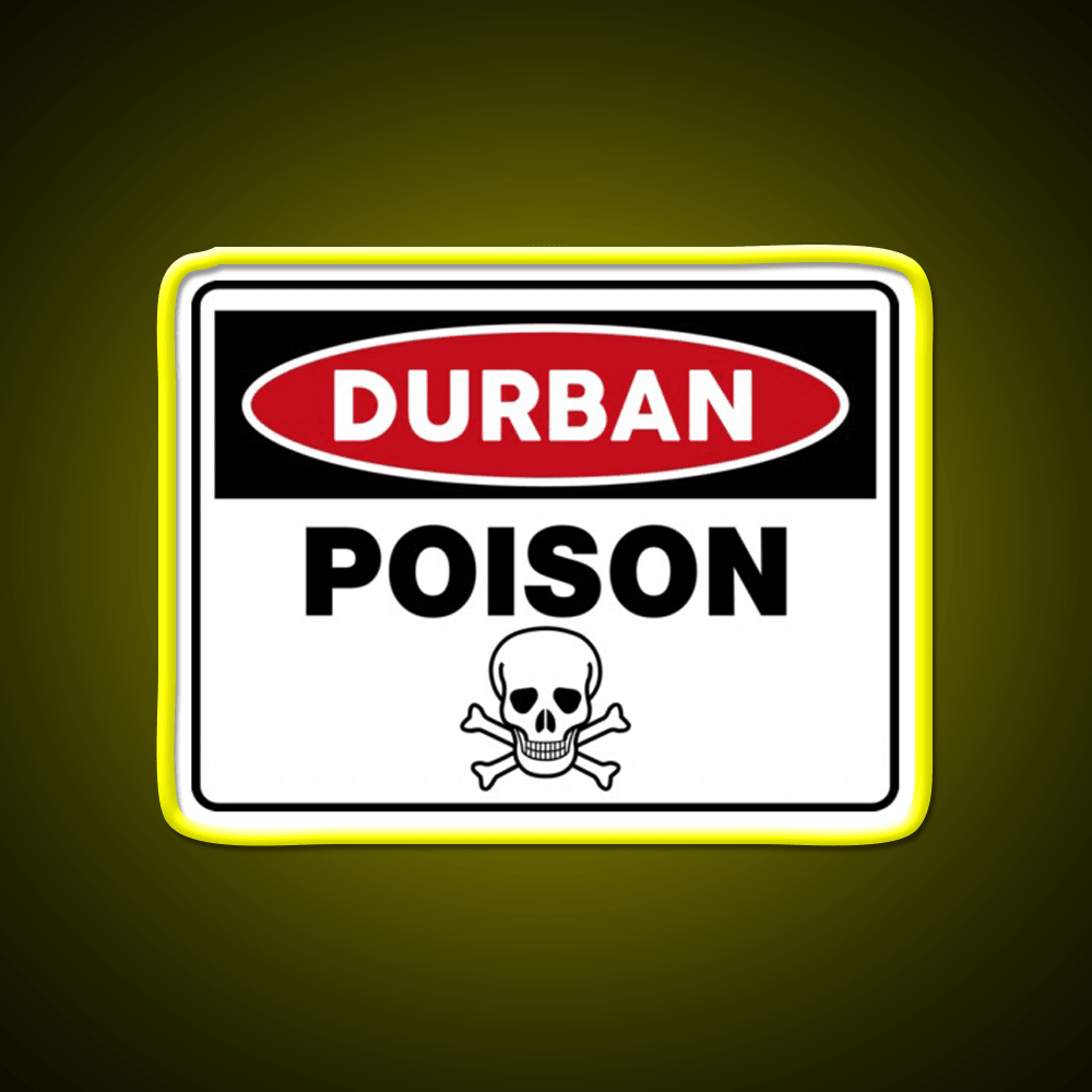 Durban Poison Hemp Inspired Green Leaf Led Neon Sign Rgb Color - Shineneon