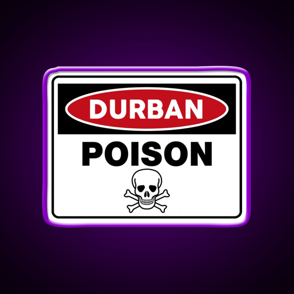 Durban Poison Hemp Inspired Green Leaf Led Neon Sign Rgb Color - Shineneon