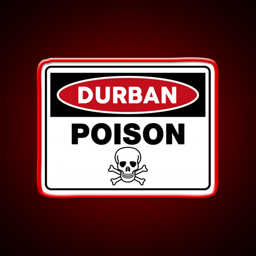 Durban Poison Hemp Inspired Green Leaf Led Neon Sign Rgb Color - Shineneon