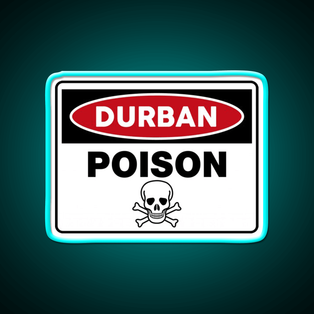Durban Poison Hemp Inspired Green Leaf Led Neon Sign Rgb Color - Shineneon
