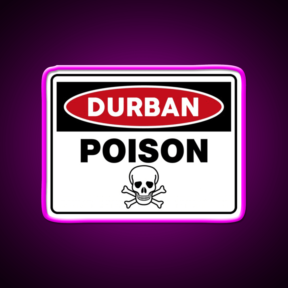 Durban Poison Hemp Inspired Green Leaf Led Neon Sign Rgb Color - Shineneon