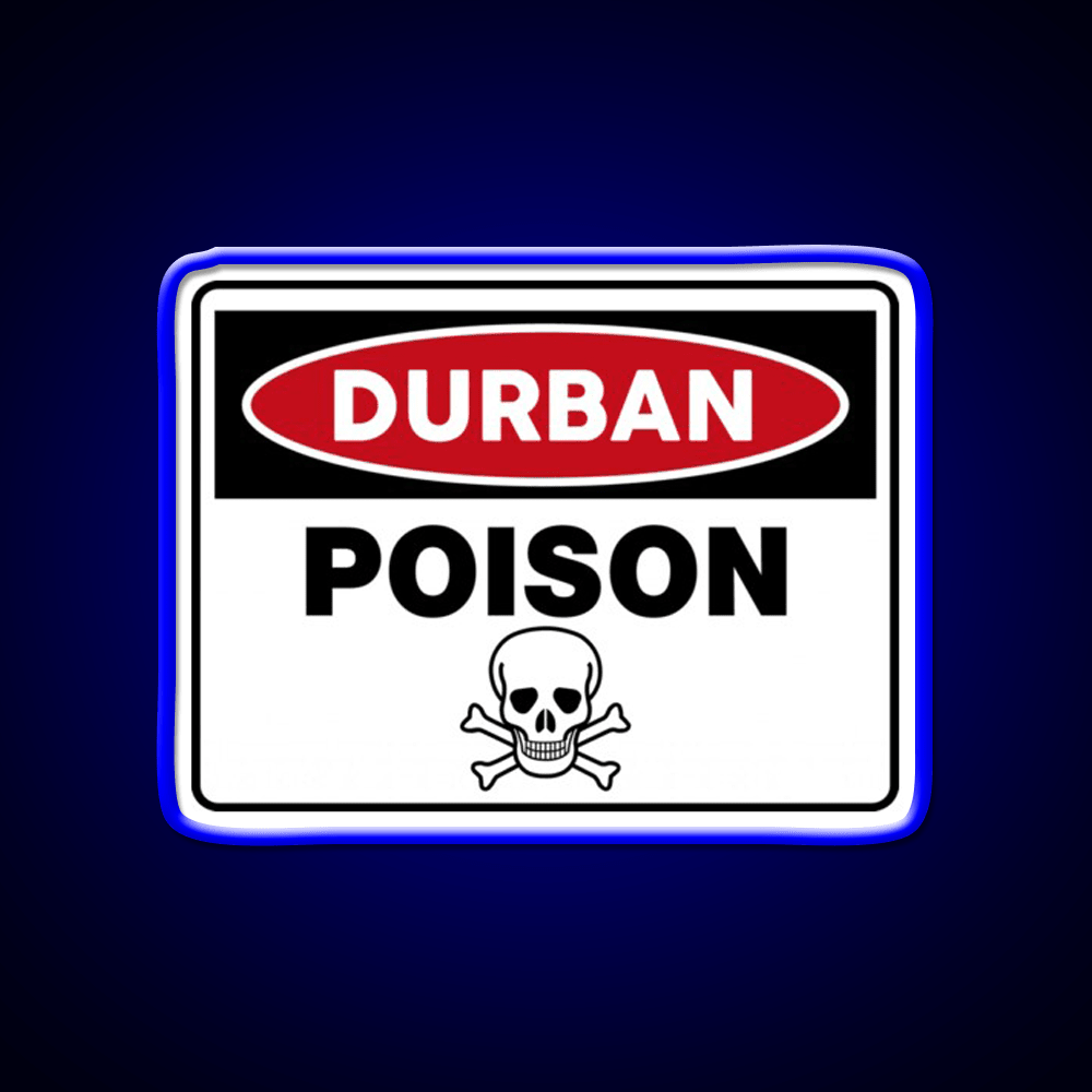 Durban Poison Hemp Inspired Green Leaf Led Neon Sign Rgb Color - Shineneon