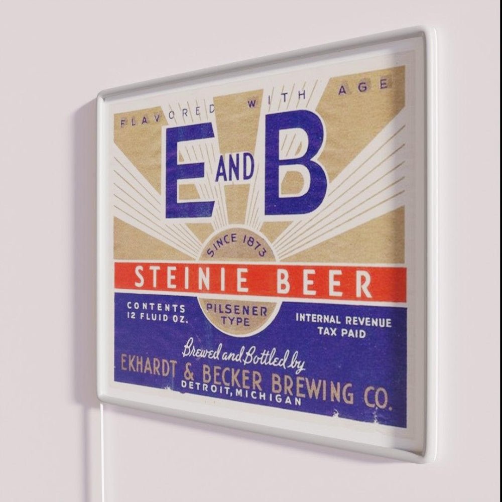 E And B Steinie Beer Rgb Led Neon Sign - Shineneon