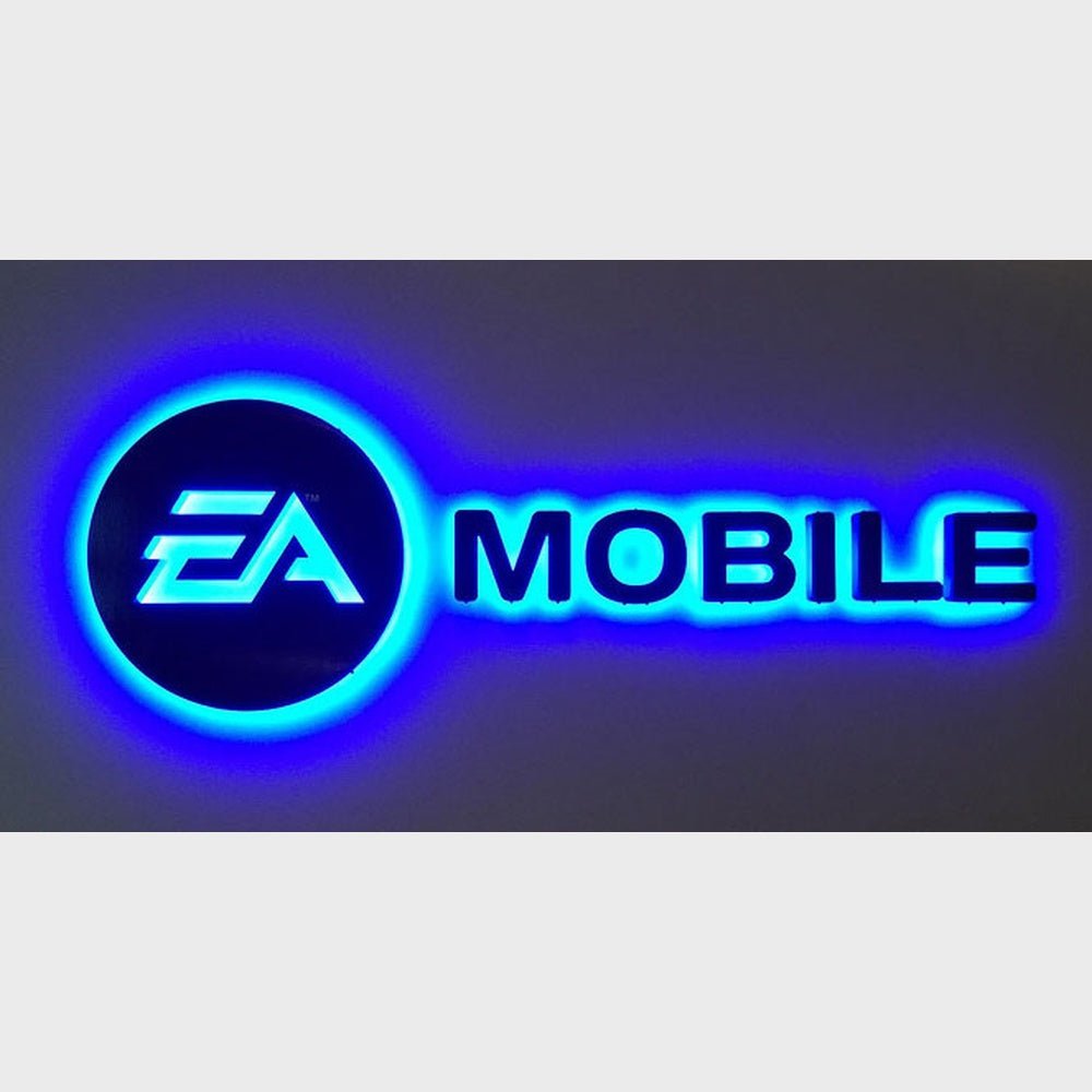 Ea Mobile 3D Backlit Channel Letters Led Light Sign - Shineneon