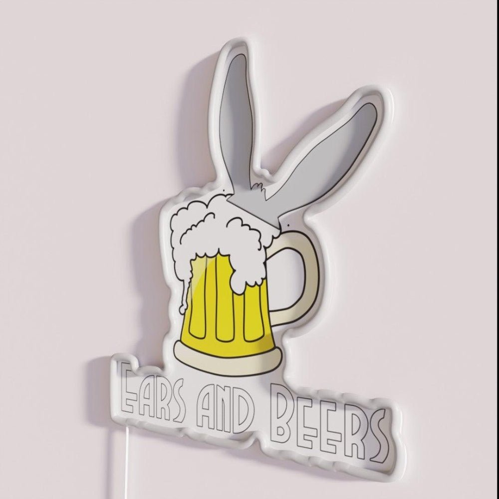 Ears And Beers Rgb Led Neon Sign - Shineneon