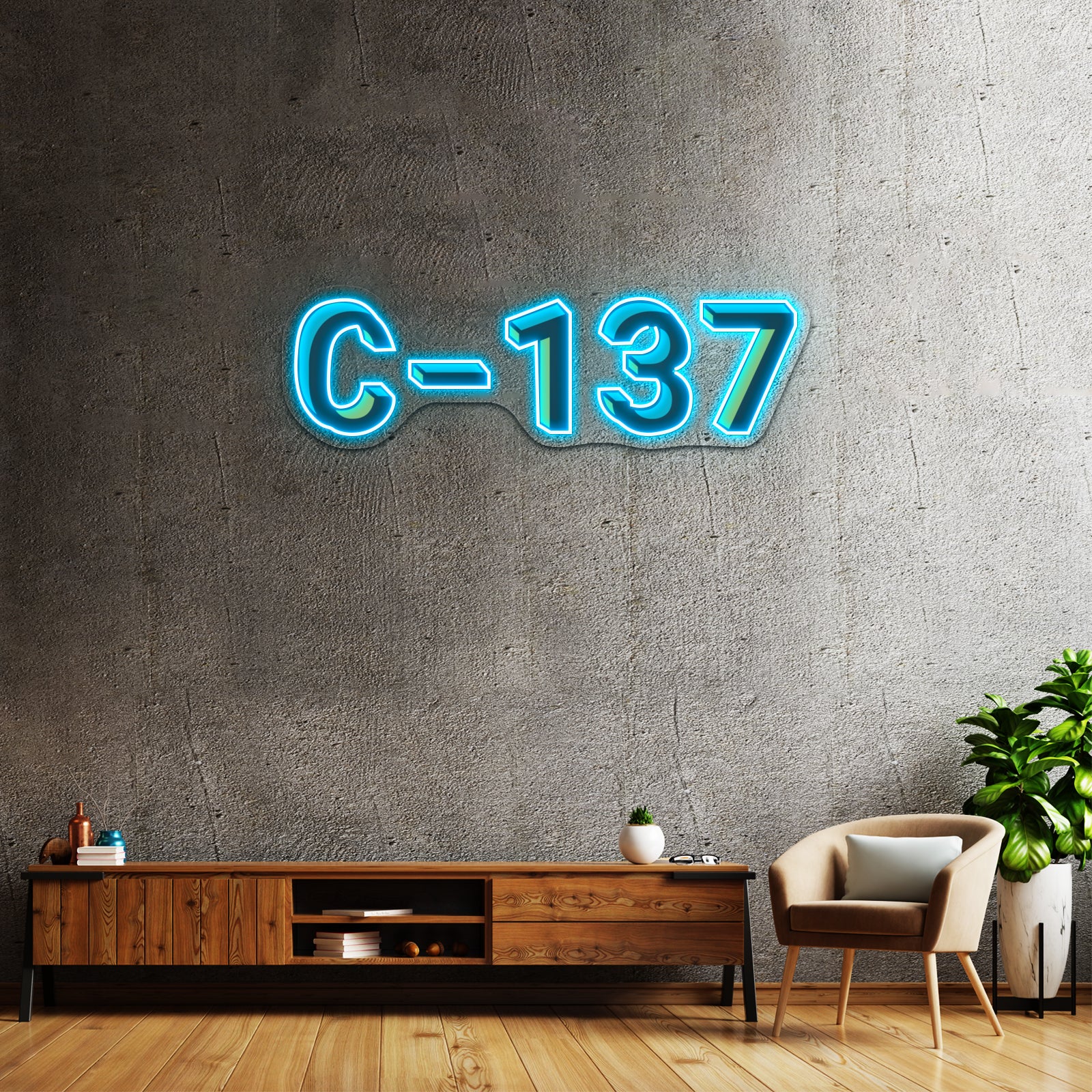 Earth Dimension C137 Artwork Custom Neon Led Sign