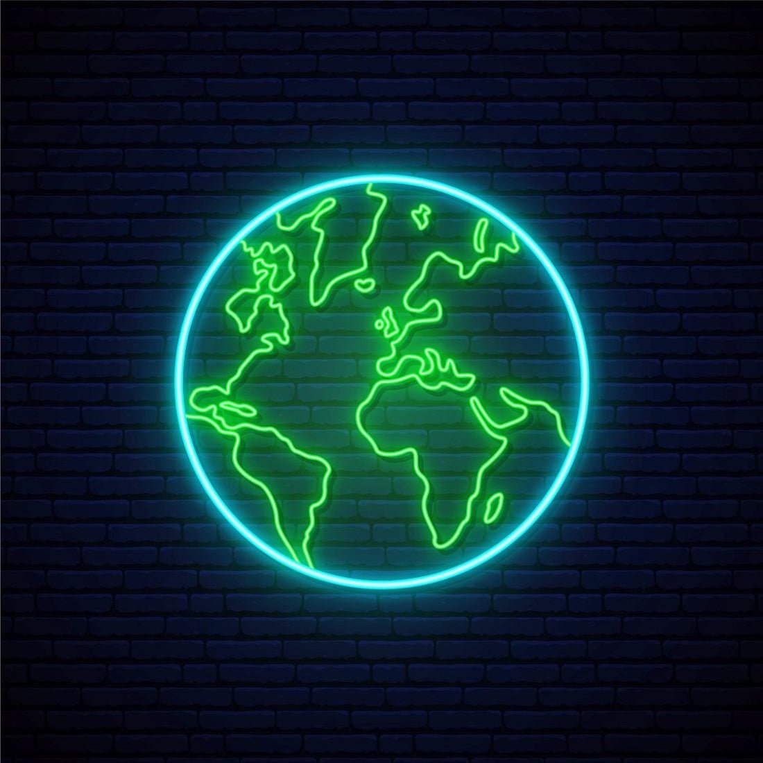 Earth Led Sign Business Neon Sign - Shineneon