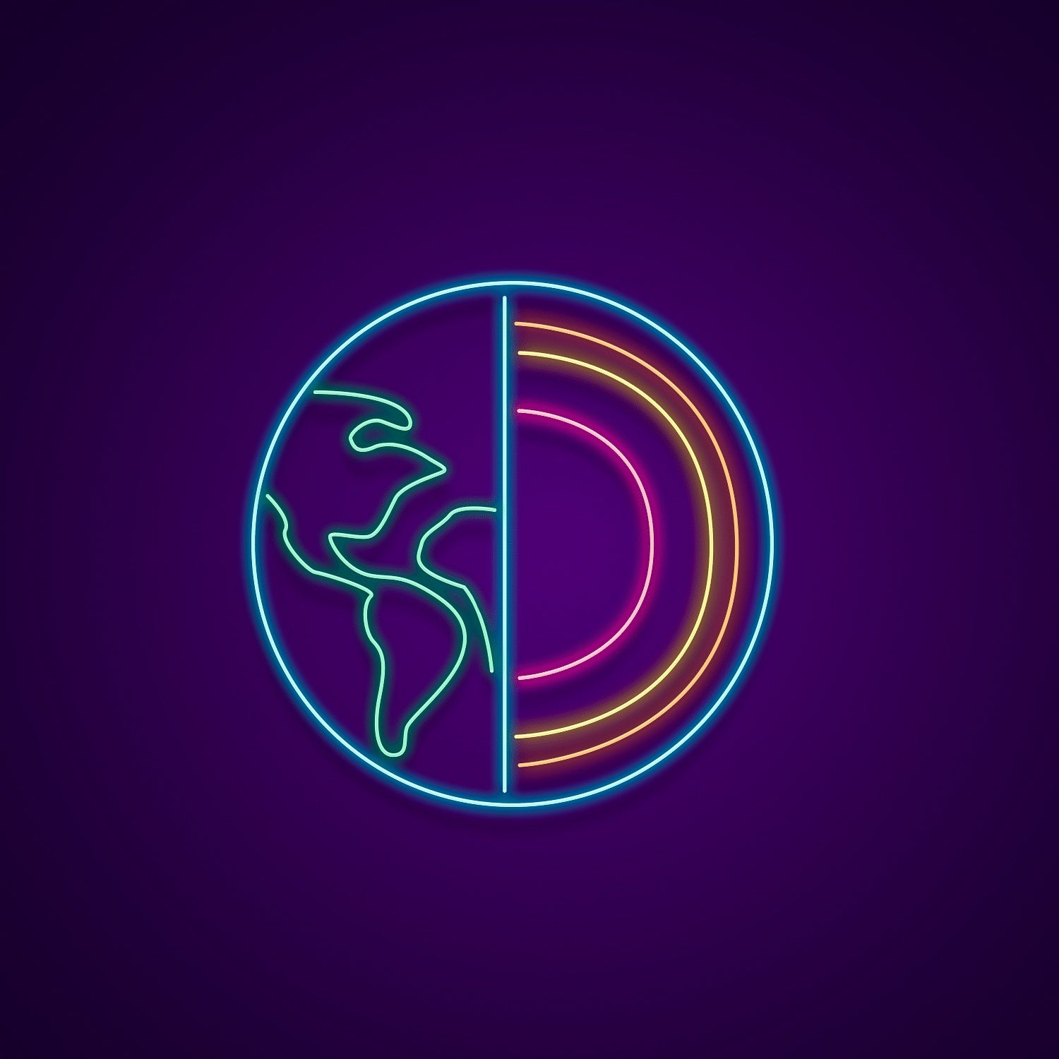 Earths Anatomy Custom Led Neon Signs Wall Art | Shineneon