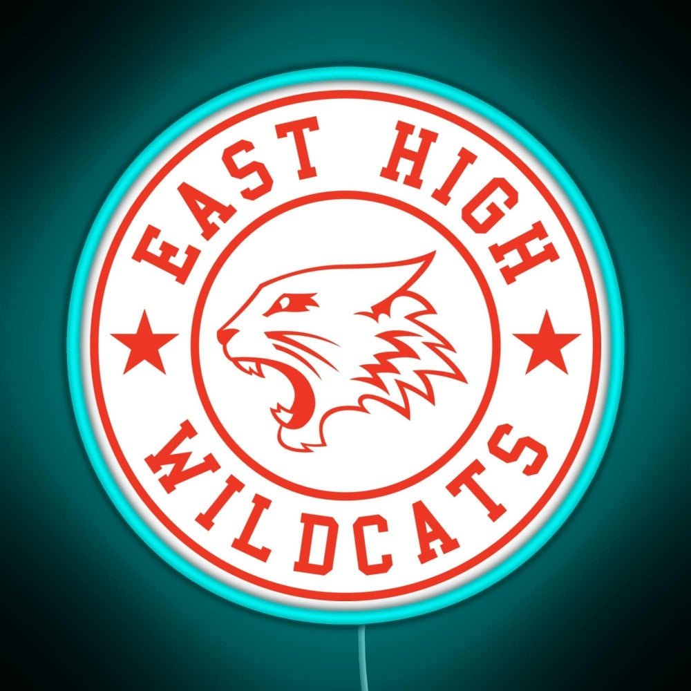 East High Wildcats Rgb Led Neon Sign Pop Wall Art - Shineneon