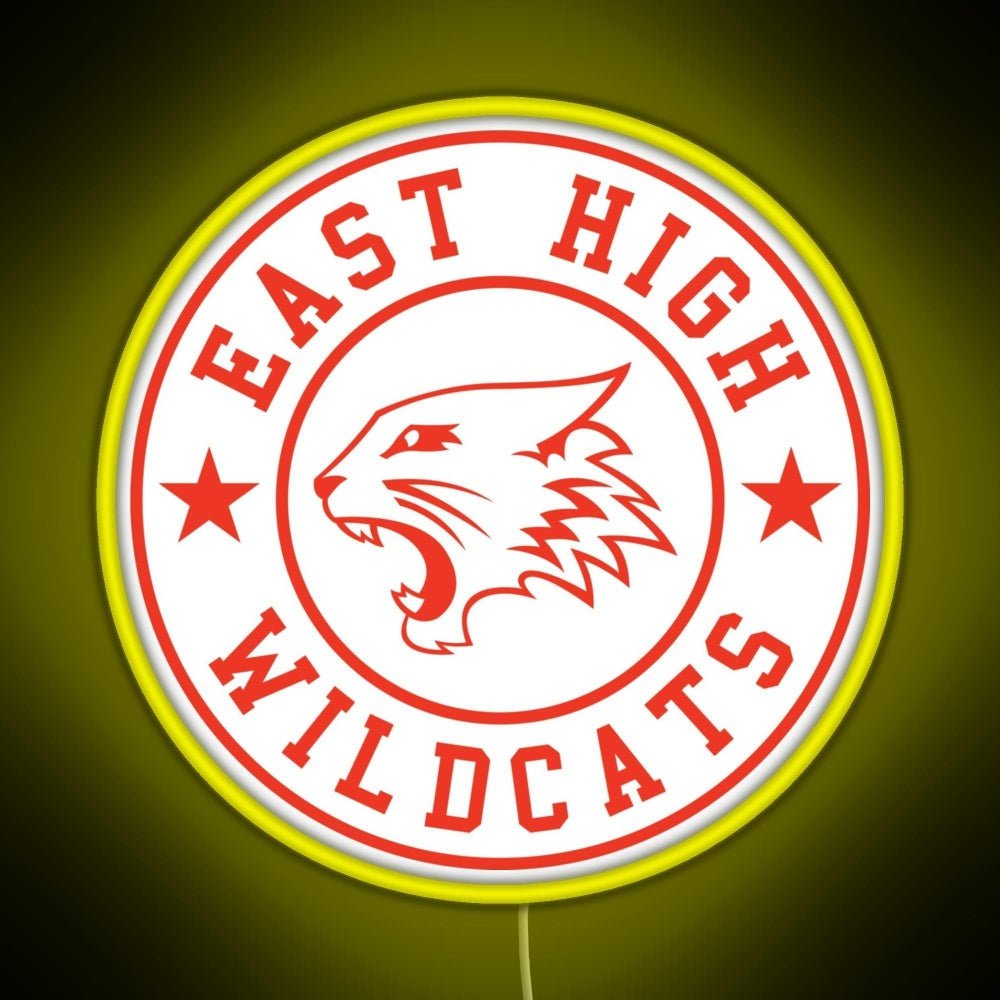 East High Wildcats Rgb Led Neon Sign Pop Wall Art - Shineneon