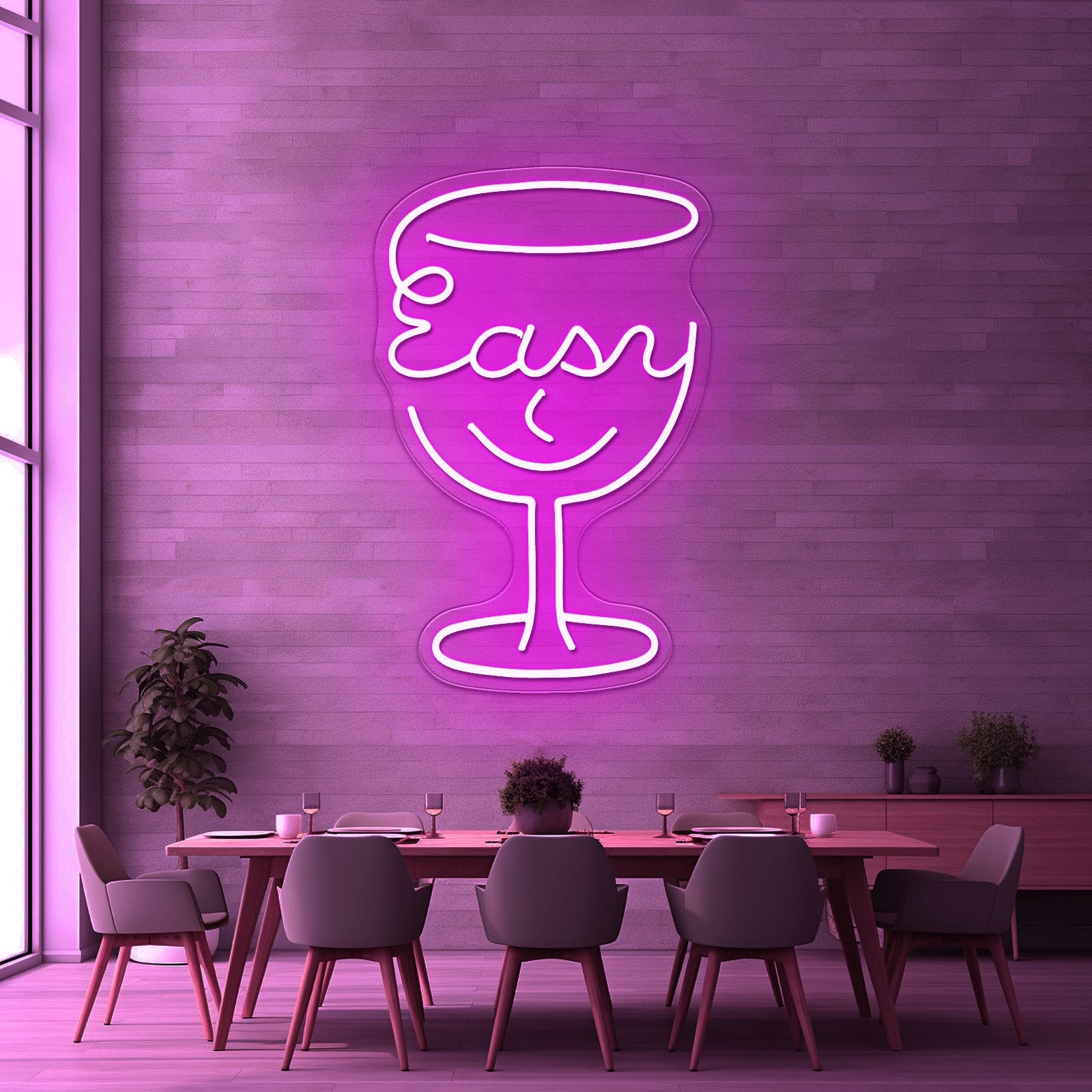 Easy Cup Shape Artistic Neon Signs Wall Art Led Signs - Shineneon