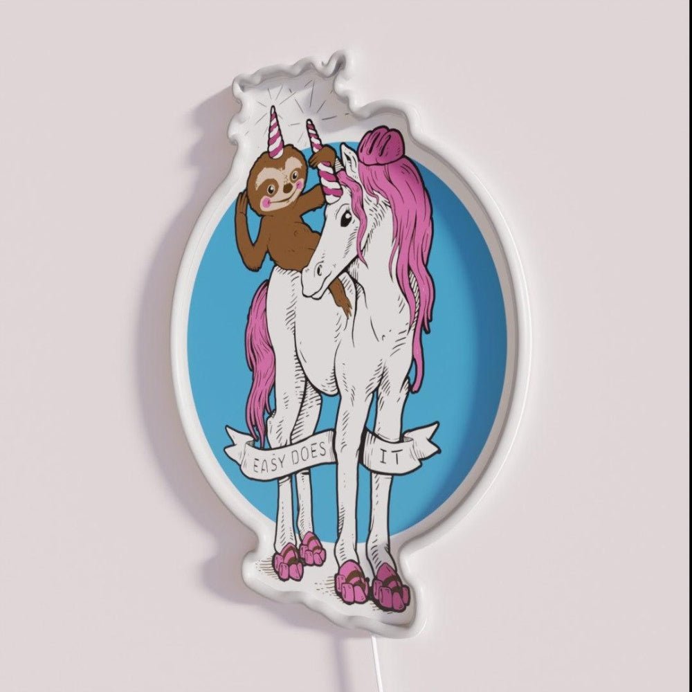 Easy Does It Recovery Aa Na Alcoholics Sober Rgb Led Neon Sign - Shineneon