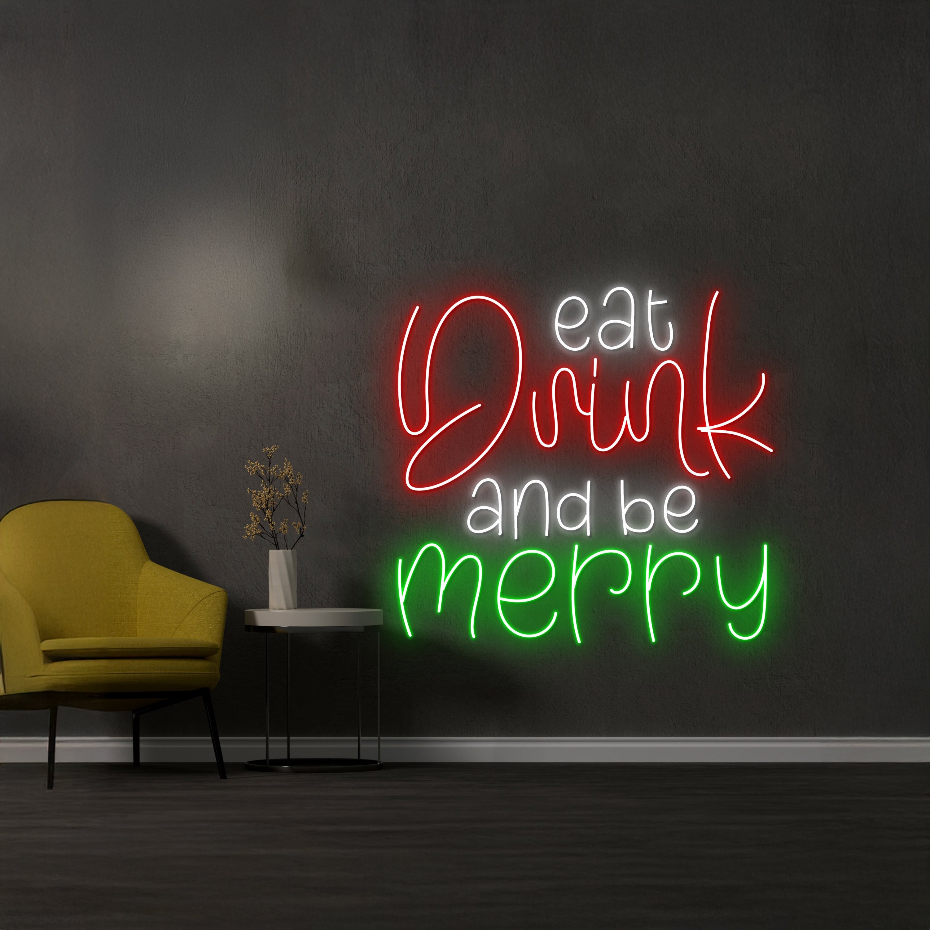Eat Drink And Be Merry Neon Sign | Shineneon