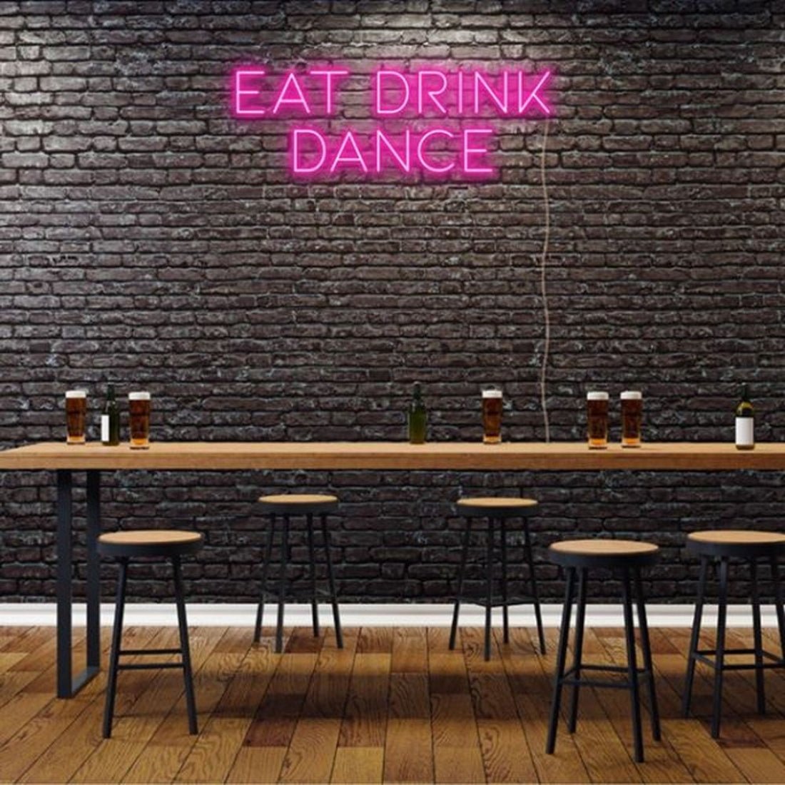 Eat Drink Dance Led Sign Business Neon Signs - Shineneon