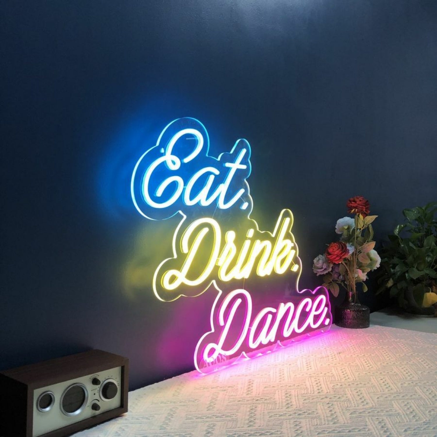 Eat Drink Dance V2 Led Neon Sign | Shineneon