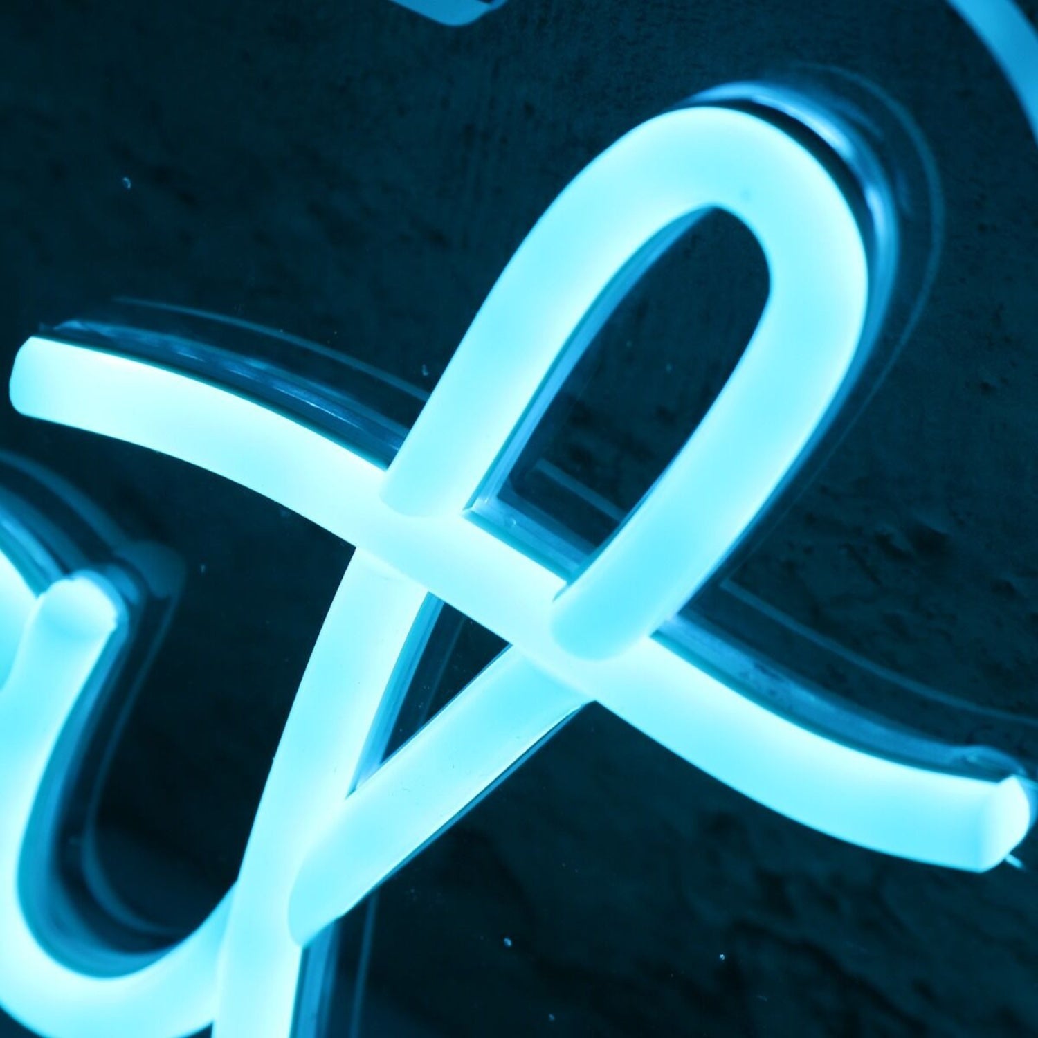 Eat Drink Laugh Blue Led Neon Sign - Shineneon