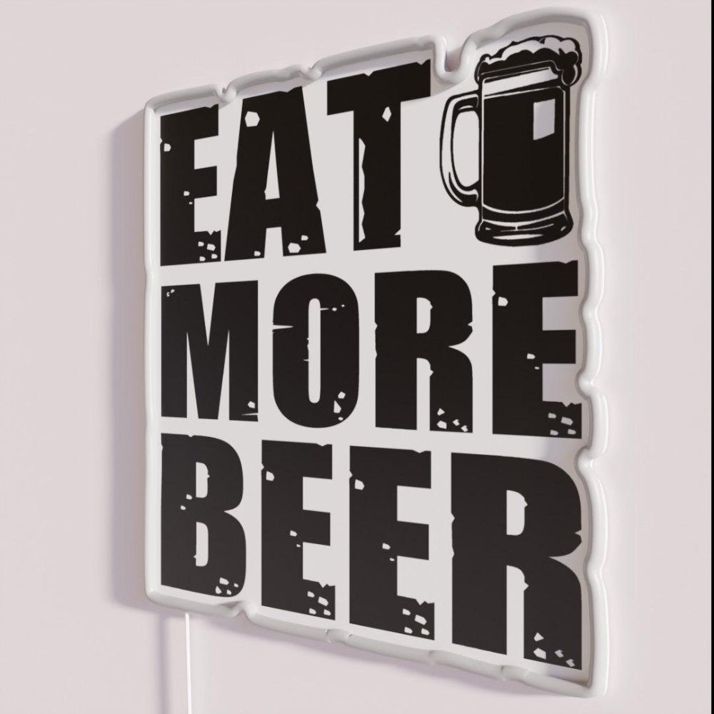 Eat More Beer V3 Rgb Led Neon Sign - Shineneon