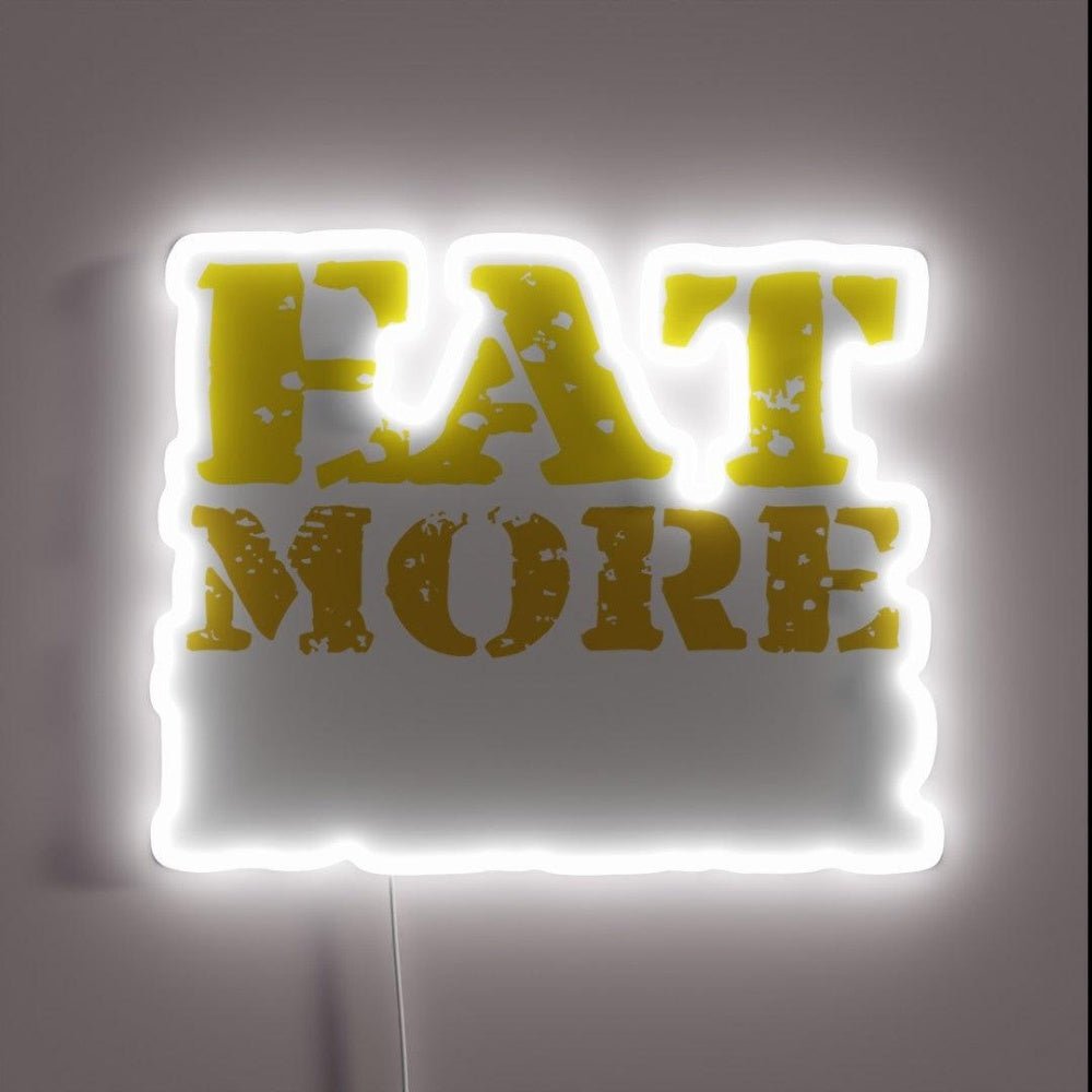 Eat More Beer V7 Rgb Led Neon Sign Bar Wall Decor - Shineneon
