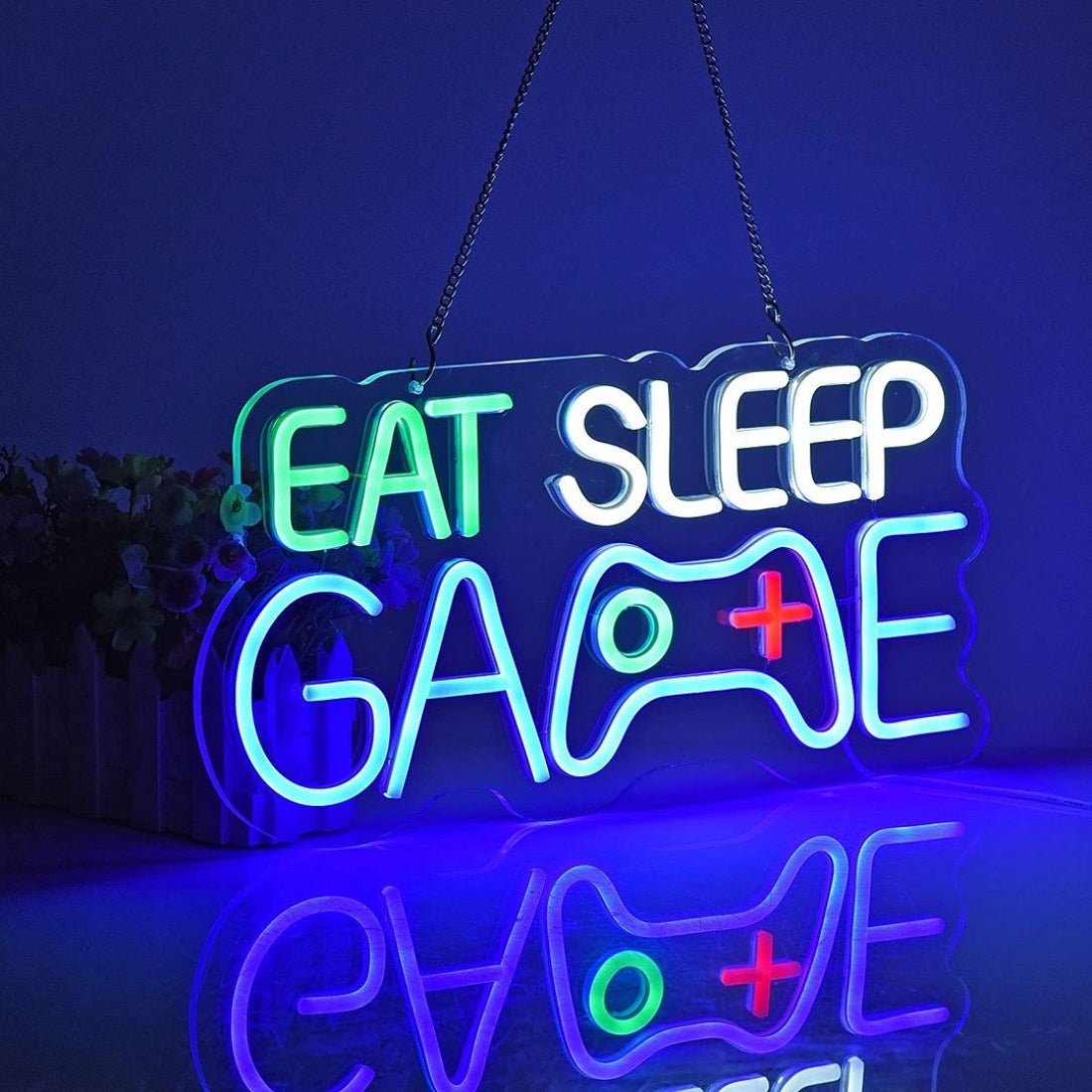 Eat Sleep Game Led Sign Business Neon Sign - Shineneon