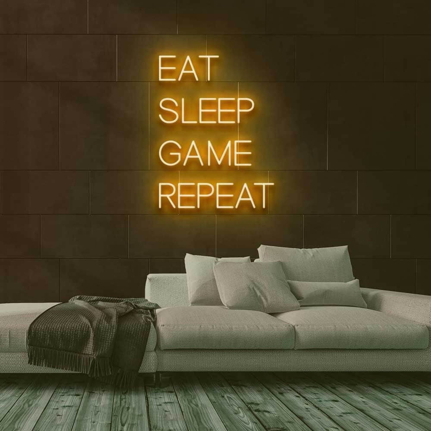 Eat Sleep Game Repeat Led Neon Sign - Shineneon