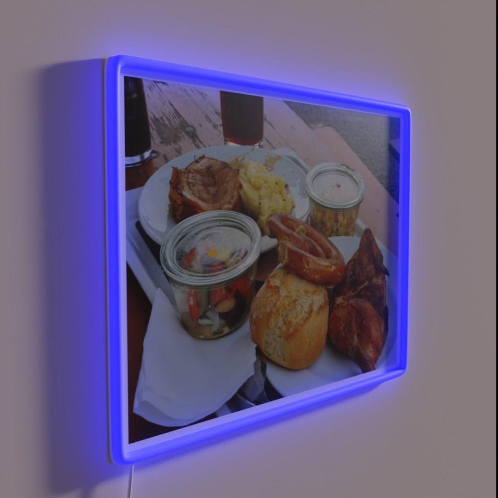 Eating In A Bavarian Beer Garden Rgb Led Neon Sign - Shineneon