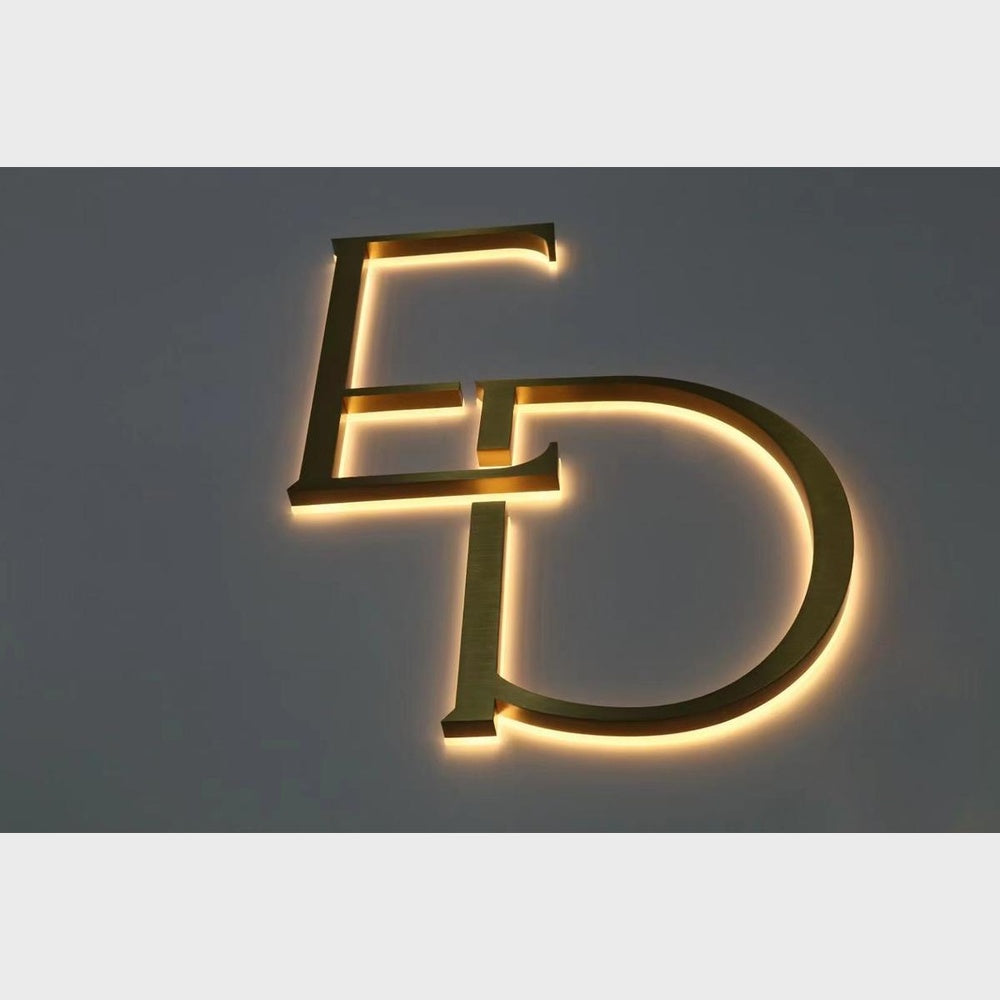 Ed 3D Backlit Channel Letters Led Light Sign
