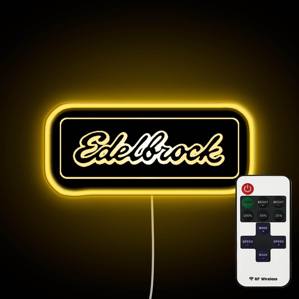 Edelbrock Logo Neon Sign - Shineneon
