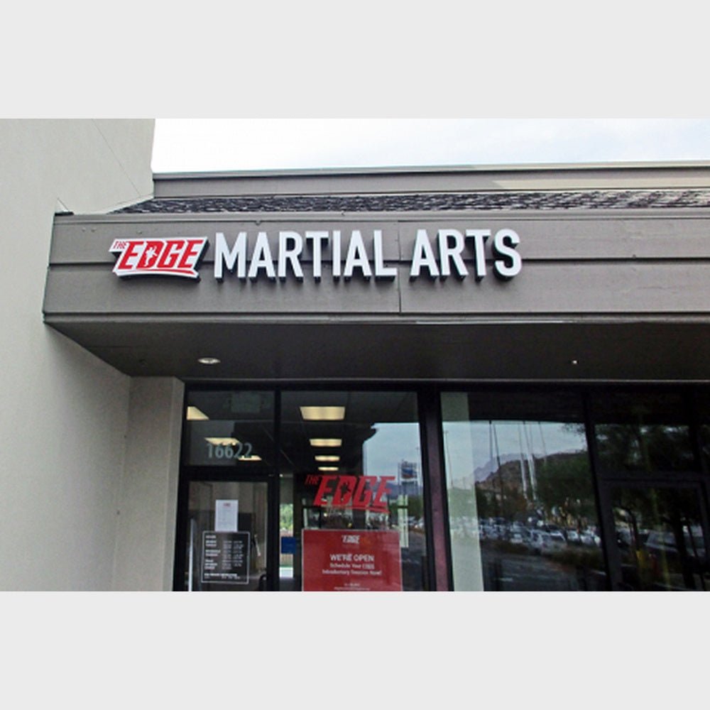 Edge Martial Arts 3D Frontlit Channel Letters Led Light Sign - Shineneon