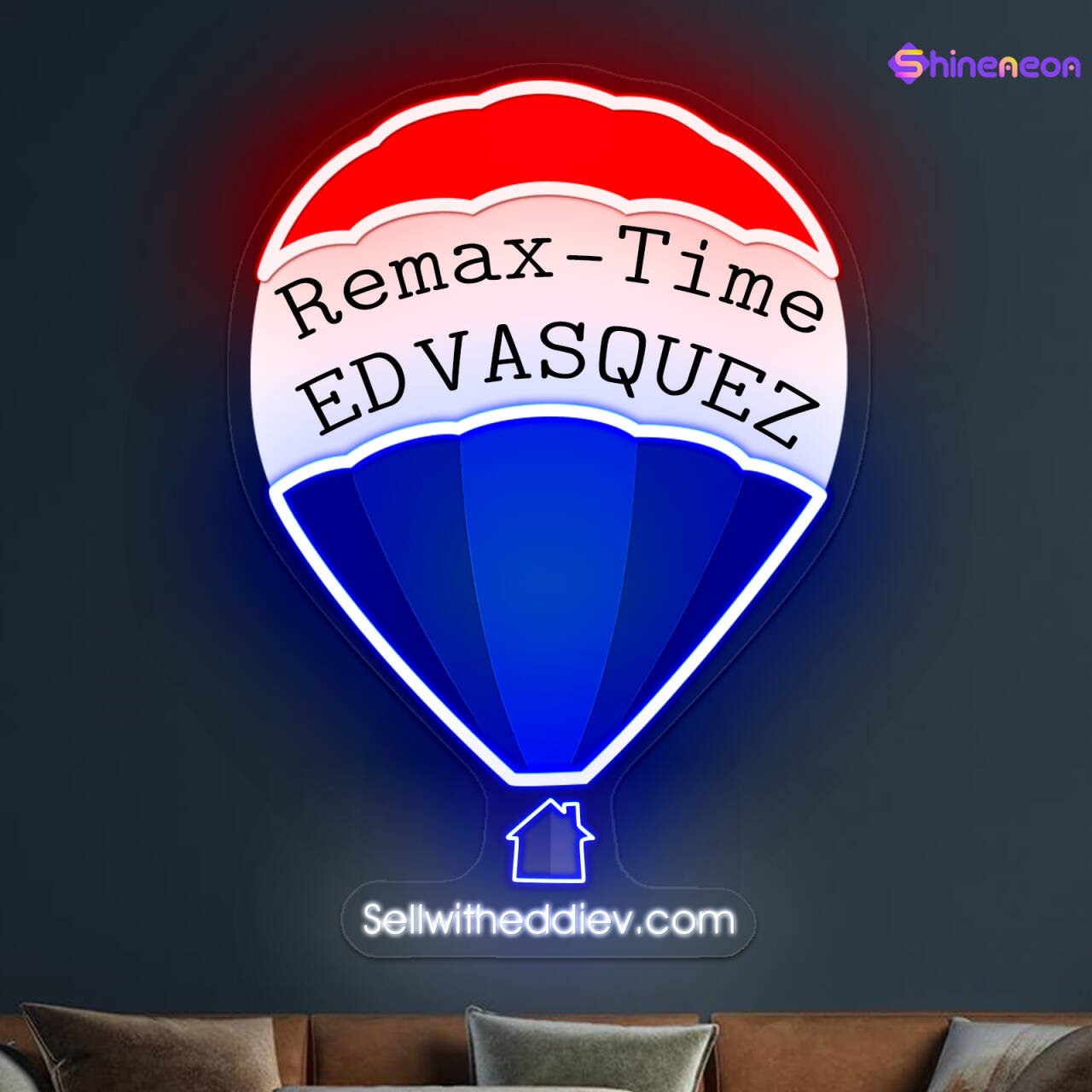 Edward's Remax - Time Custom Led Uv Printed Neon Sign - Shineneon