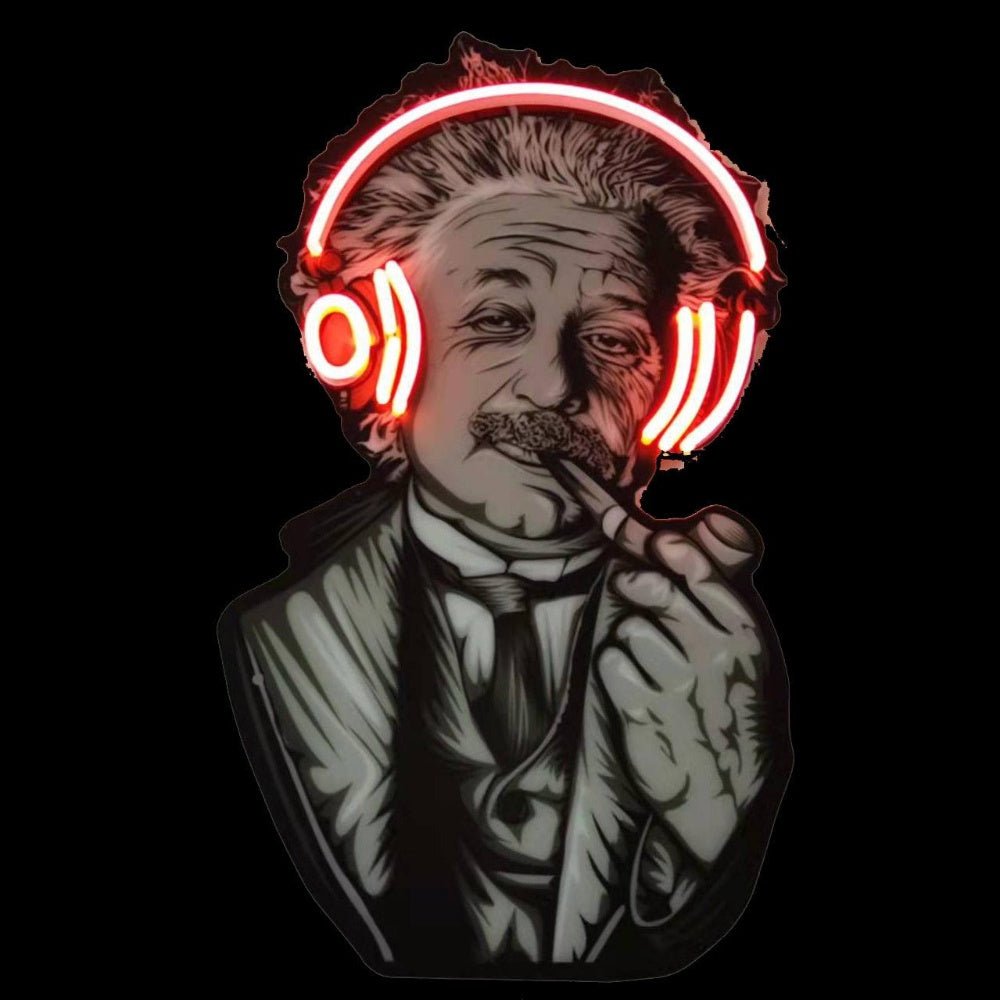 Einstein Headphone Neon Sign - Shineneon