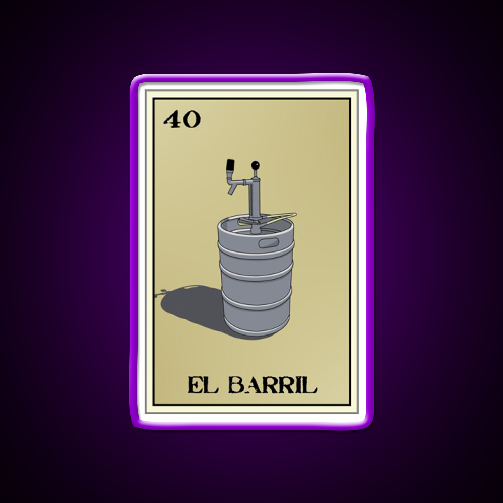 El Barril Loteria Design Beer Bar Decor Led Neon Sign Rgb Color - LED neon sign view 9