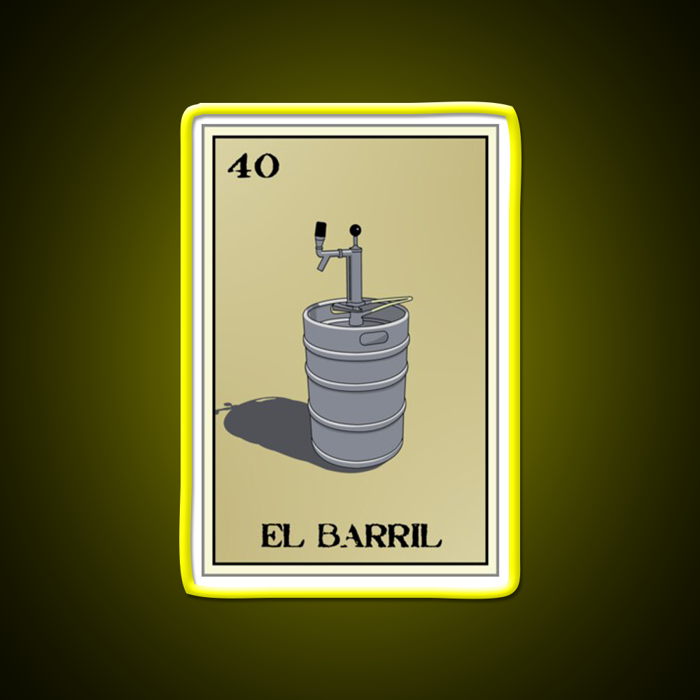 El Barril Loteria Design Beer Bar Decor Led Neon Sign Rgb Color - LED neon sign view 7