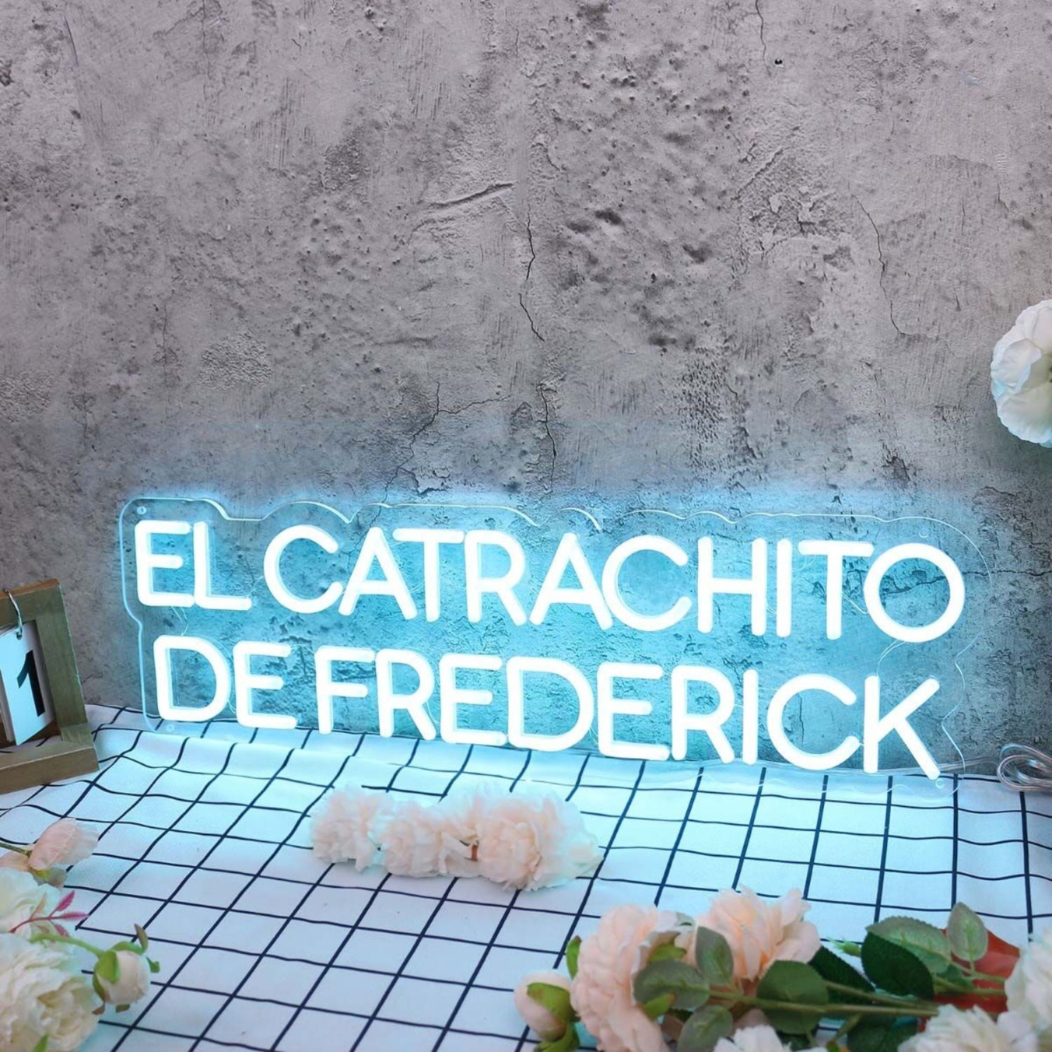 El Catrachito De Frederick Blue Led Neon Sign - Shineneon