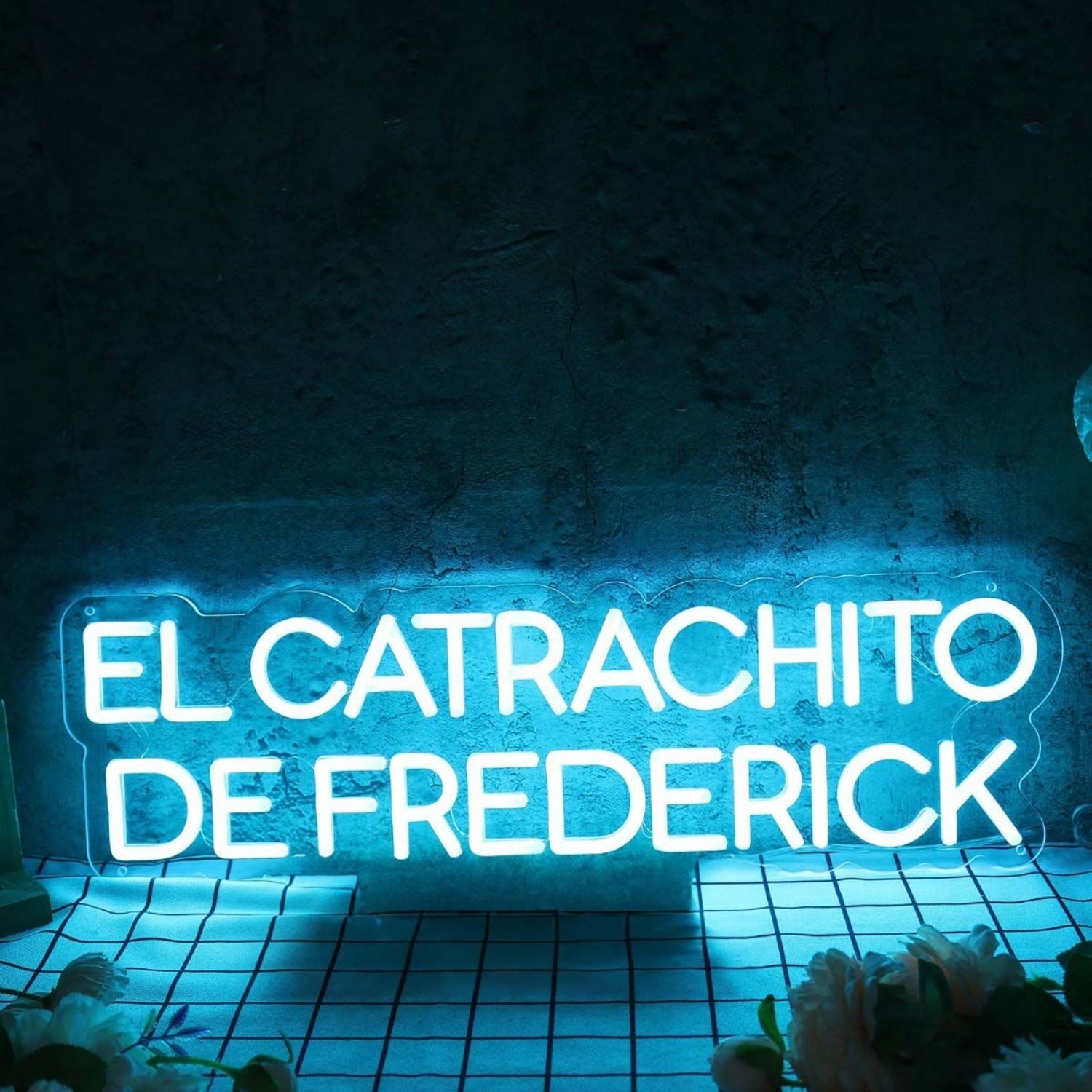 El Catrachito De Frederick Blue Led Neon Sign - Shineneon