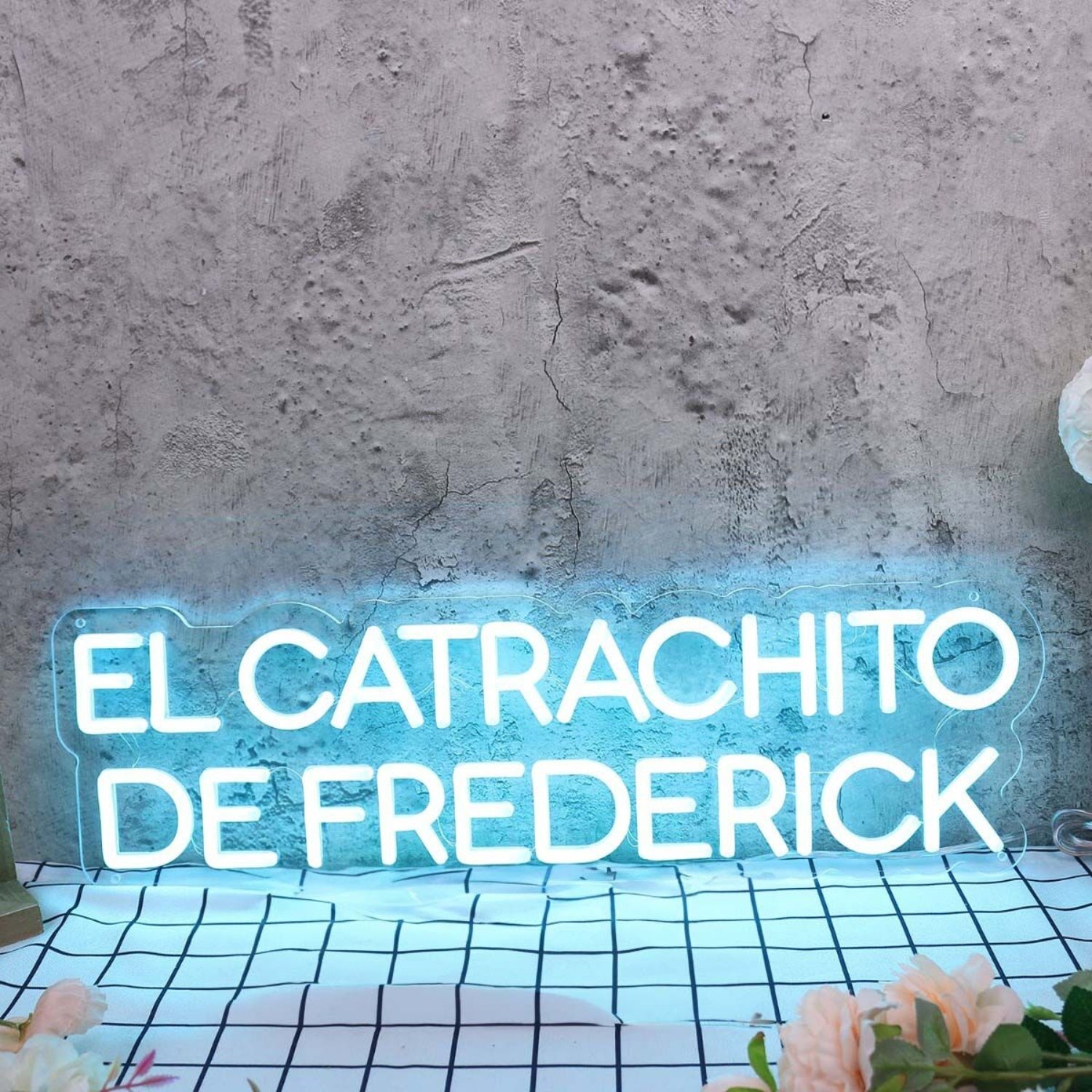 El Catrachito De Frederick Blue Led Neon Sign - Shineneon