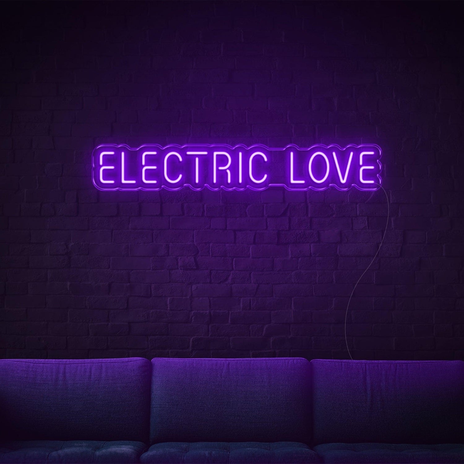 Electric Love Led Neon Sign Retro Modern Indoor Wall Decor | Shineneon