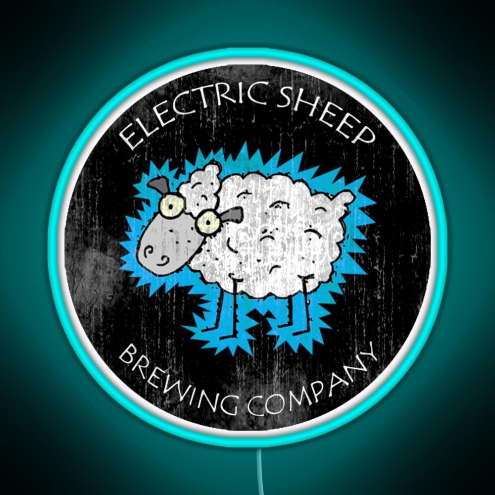 Electric Sheep Brewing Company Rgb Led Neon Sign Pop Wall Art - Shineneon