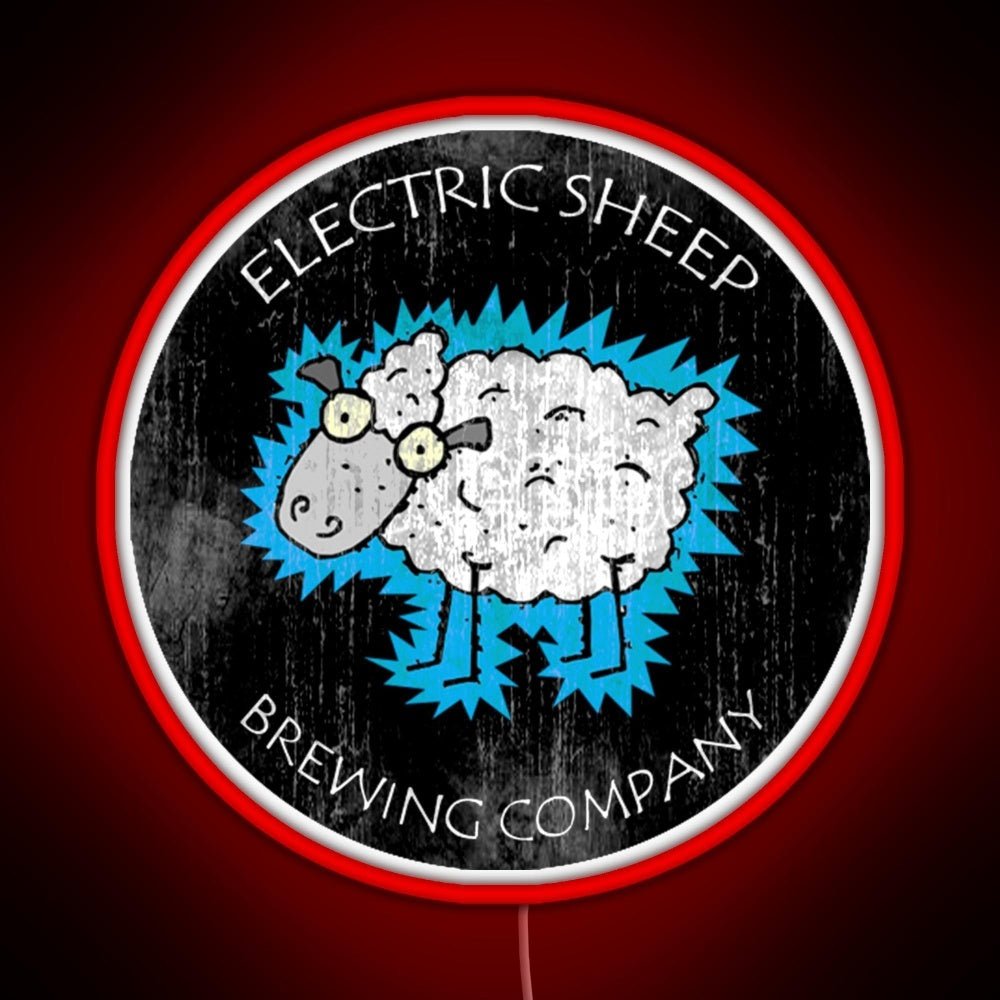 Electric Sheep Brewing Company Rgb Led Neon Sign Pop Wall Art - Shineneon