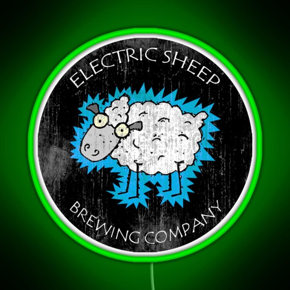 Electric Sheep Brewing Company Rgb Led Neon Sign Pop Wall Art - Shineneon
