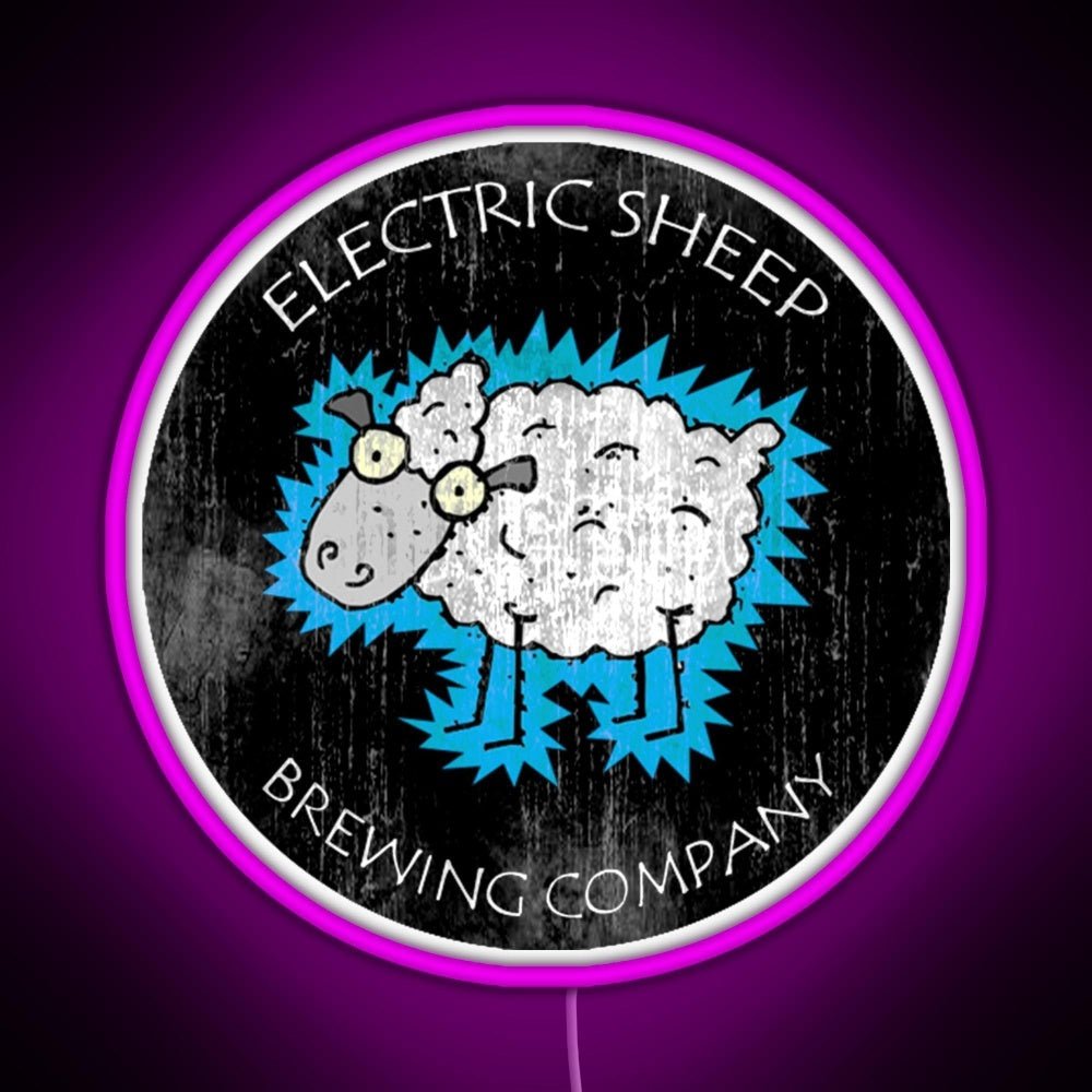 Electric Sheep Brewing Company Rgb Led Neon Sign Pop Wall Art - Shineneon