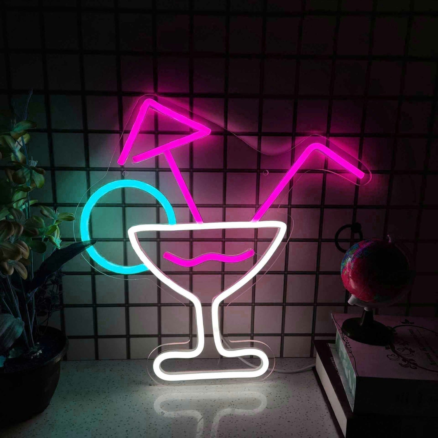 Elegant Cocktail Glass Bar Led Neon Sign | Shineneon